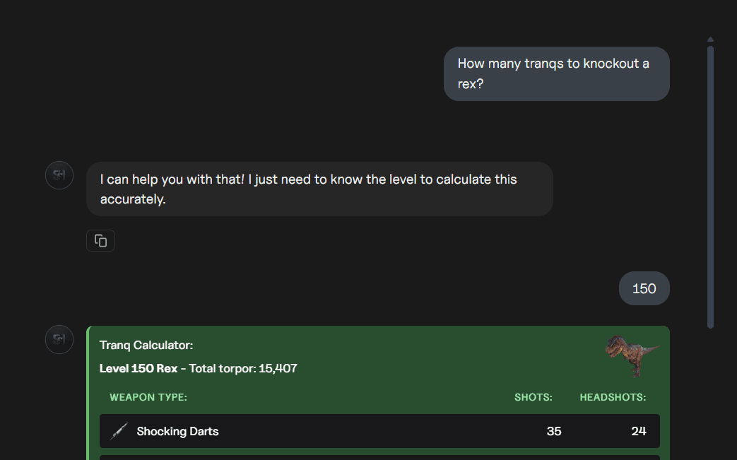 ASI asking for creature level clarification in tranq calculation